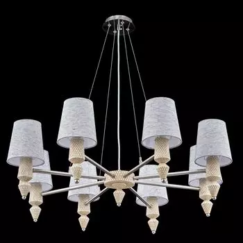 Подвесная люстра Marseille с абажурами из льна
