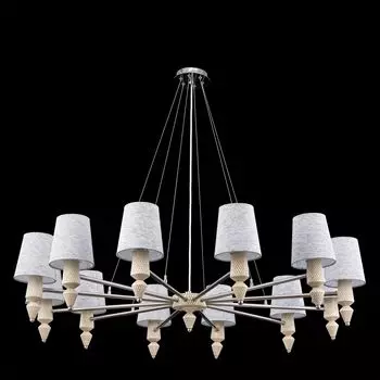 Подвесная люстра Marseille с серыми абажурами