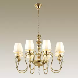 Подвесная люстра Meki золотого цвета