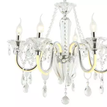 Подвесная люстра Mieder с хрустальными подвесками