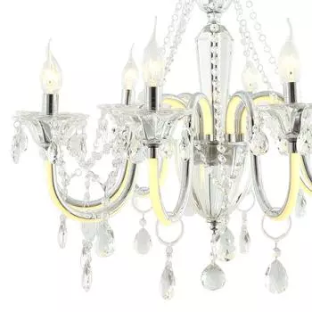 Подвесная люстра Mieder с хрустальными подвесками