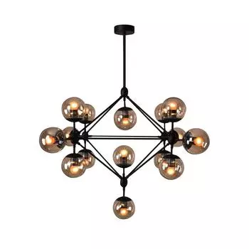 Подвесная люстра моди с плафонами серого цвета