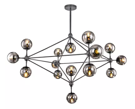 Подвесная люстра Modo Smoke Grey с плафонами из стекла