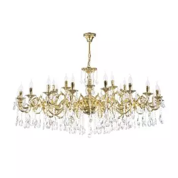 Подвесная люстра Monica с подвесками из хрусталя