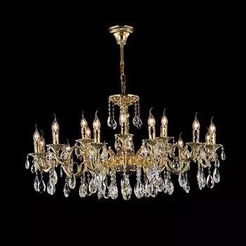 Подвесная люстра Monica золотого цвета