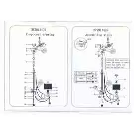 Подвесная люстра моника бронзового цвета