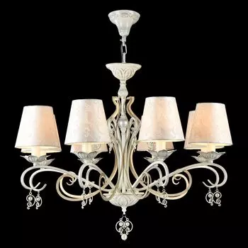 Подвесная люстра Monile с белыми абажурами