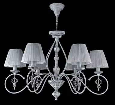 Подвесная люстра Monsoon с серыми абажурами