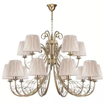 Подвесная люстра Montaro золотого цвета