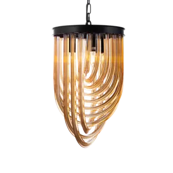 Подвесная люстра Murano из металла и стекла