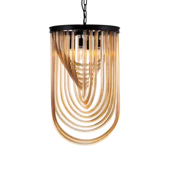 Подвесная люстра Murano из металла и стекла