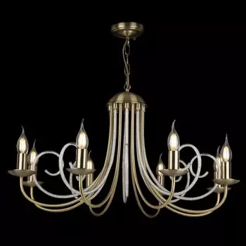 Подвесная люстра Nicole бронзового цвета