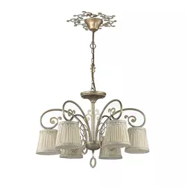 Подвесная люстра Odeon Light Obena с бежевыми абажурами