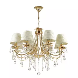 Подвесная люстра Odeon Light Plesansa с белыми абажурами