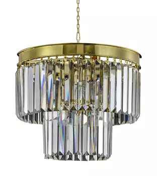 Подвесная люстра Odeon Rings Gold с основанием золотого цвета