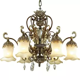 Подвесная люстра Odeon Safira в классическом стиле