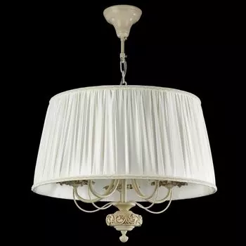 Подвесная люстра Olivia с абажуром кремового цвета