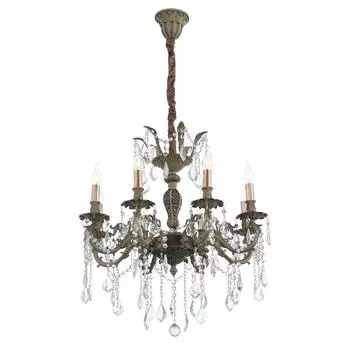 Подвесная люстра Ornatole с хрустальными подвесками