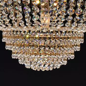 Подвесная люстра патриция из хрусталя