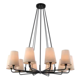 Подвесная люстра Pfefferling с бежевыми плафонами