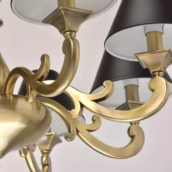 Подвесная люстра принстон бронзового цвета