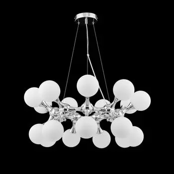 Подвесная люстра Proton с белыми плафонами