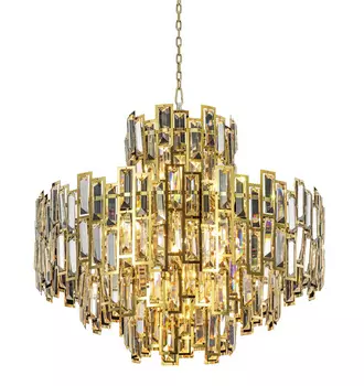 Подвесная люстра Queen со стеклянными пластинами