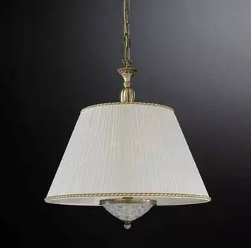 Подвесная люстра Reccagni Angelo с белым абажуром