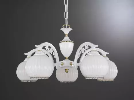 Подвесная люстра Reccagni Angelo с плафонами из стекла