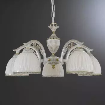 Подвесная люстра Reccagni Angelo с плафонами из стекла