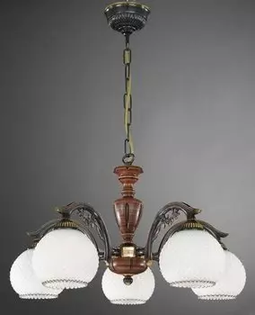 Подвесная люстра Reccagni Angelo в кантри-стиле