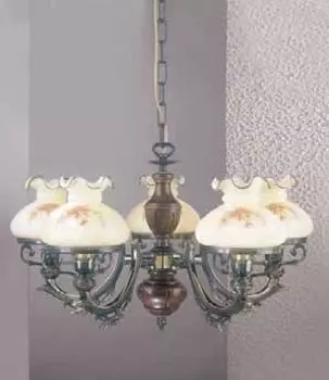 Подвесная люстра Reccagni Angelo в кантри-стиле