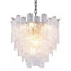 Подвесная люстра рейнар из металла и стекла