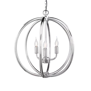 Подвесная люстра Revival серебристого цвета