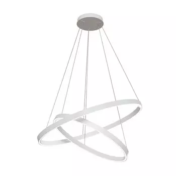 Подвесная люстра Rim белого цвета