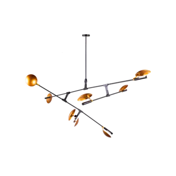 Подвесная люстра Road Jorney из металла