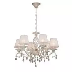 Подвесная люстра с белыми плафонами