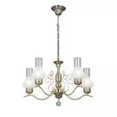 Подвесная люстра с белыми плафонами