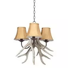 Подвесная люстра с бежевыми плафонами