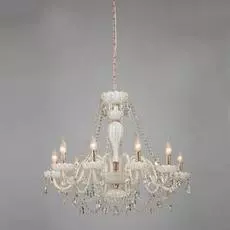 Подвесная люстра с хрустальными подвесками