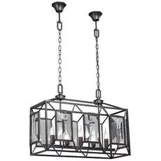 Подвесная люстра с плафон из стекла