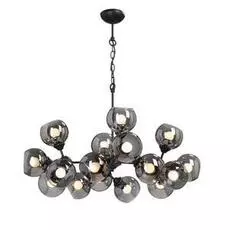 Подвесная люстра с плафонами дымчатого цвета