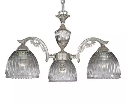 Подвесная люстра с плафонами из стекла