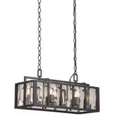 Подвесная люстра с плафоном из стекла