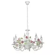 Подвесная люстра с розами