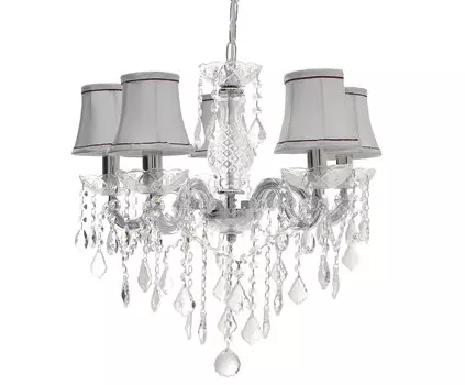 Подвесная люстра с серыми плафонами