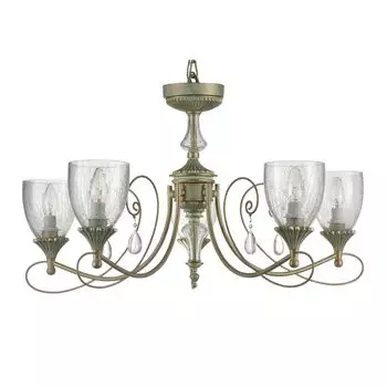 Подвесная люстра Sabina из металла и стекла