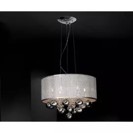 Подвесная люстра Schuller Andromeda со стеклянными подвесками