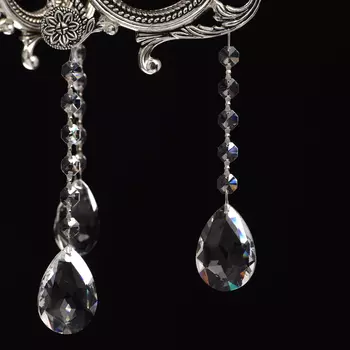 Подвесная люстра селена с хрустальными подвесками