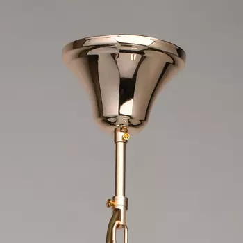 Подвесная люстра селена золотого цвета